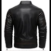 Maxulla Winter Men's PU Jackets Fashion Mens Motorcycle Leather Coats Casual Fur Collar Warm Biker Leather Coat Mens Clothing 4