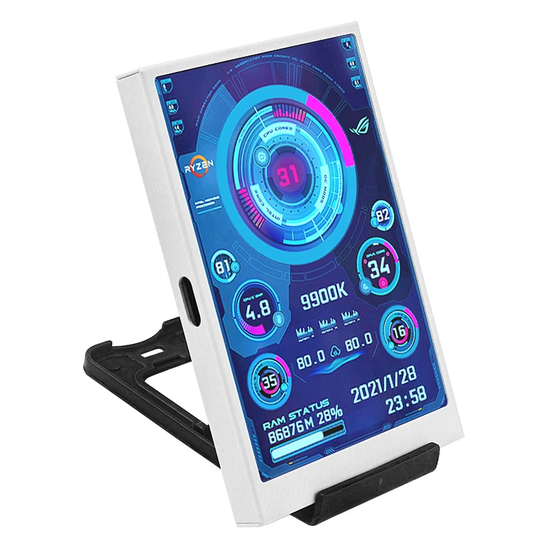 polegada ips tipo secundário tela para computador gpu ram hdd dislay usb monitor lcd para livremente windows