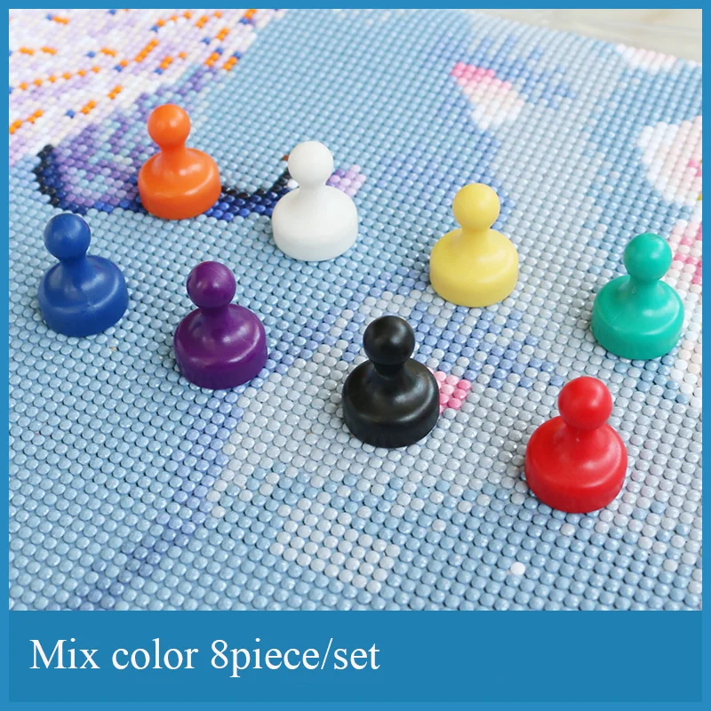 5D Diamond Painting Tools Rainbow Magnet Cover Minders for Parchment Paper  Cover Holder Peinture Diamant Home DIY Accessoires - AliExpress