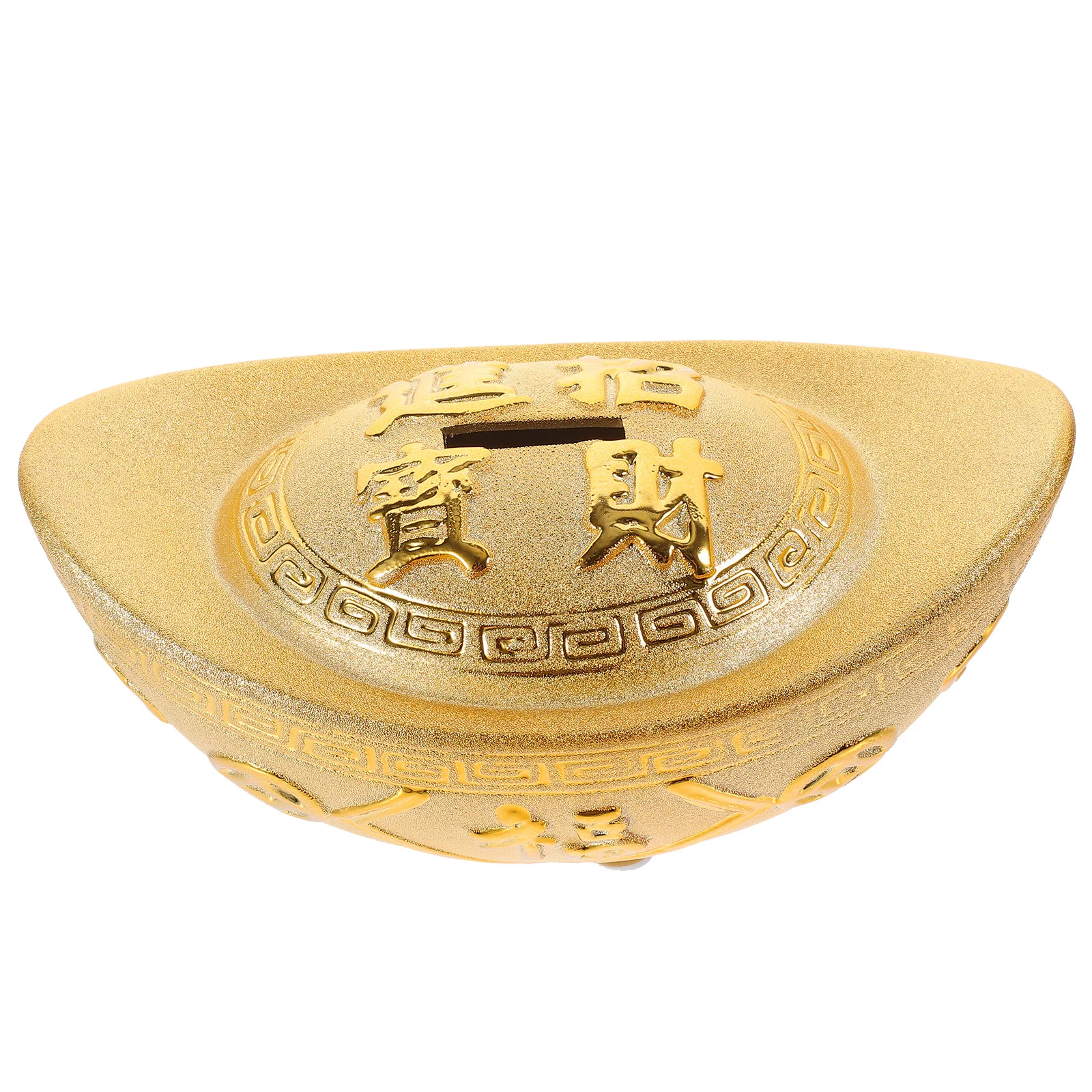 

Bathroom Decorations Gold Ingot Ornament Money Bank Desktop Exquisite Mahjong Piggy Scene Gift Holder Office