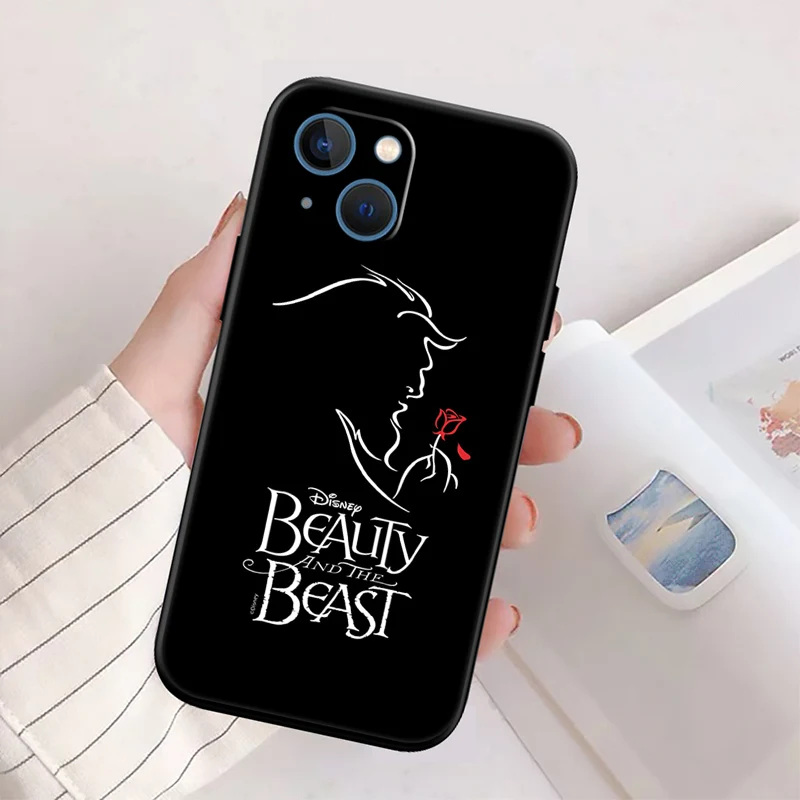 Luxurious Beauty and the Beast-Themed Shell Phone Case