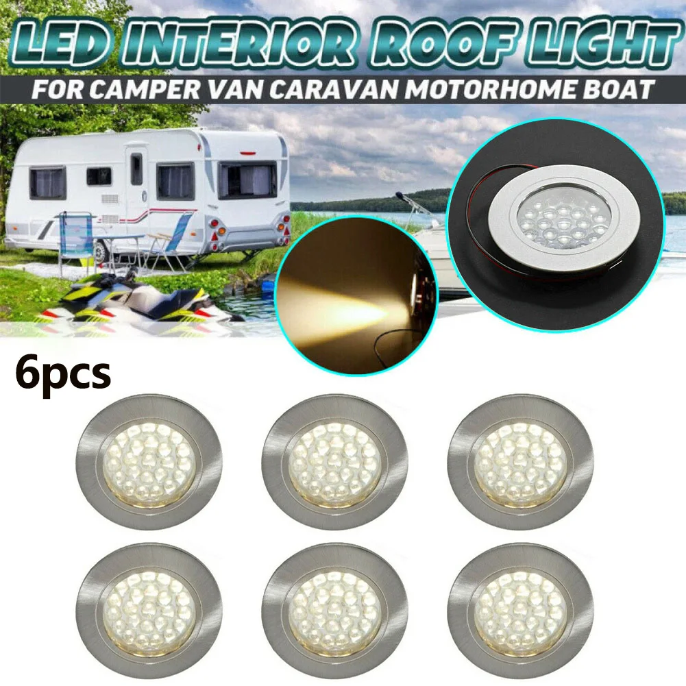 

12V Led Touch Sensitive On Off Light Boat Caravan Motorhome Warm Spot Light Warm White LED Touch Light With Wires