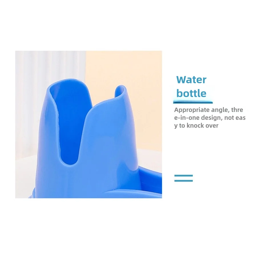 Hamster 3-in-1 feeder water dispenser food bowl water bottle holder shade shelter pet feeder