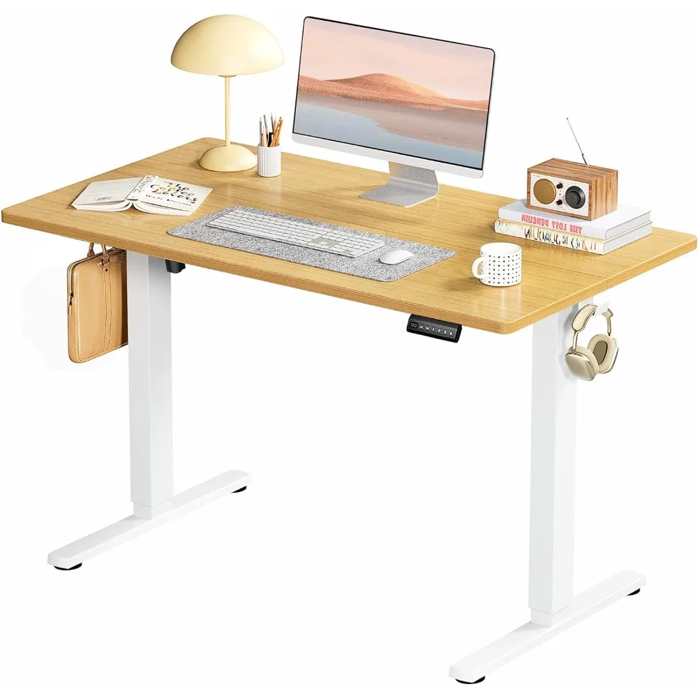 Standing desk adjustable height electric sit stand up down computer