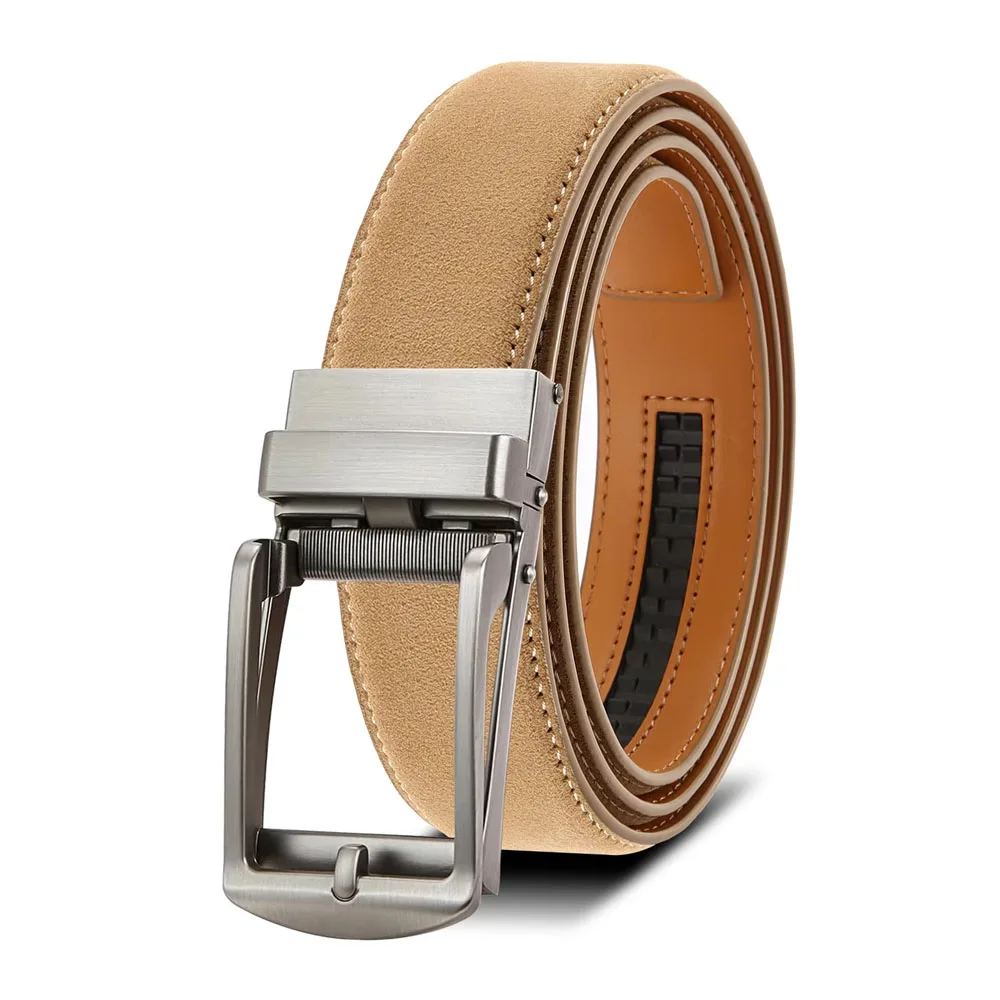 Men's Stylish PU Leather Automatic Buckle Belt