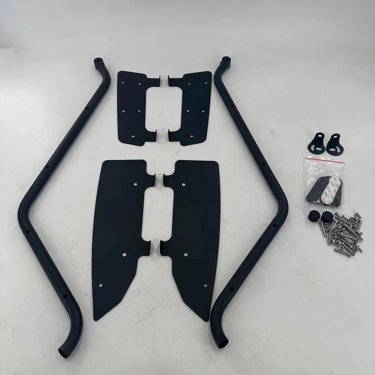 범퍼 범퍼 스포트라이트 브래킷 바디 보호 확장 페달 프론트 범퍼 프레임 KYMCO Xciting S400 Xciting400 2019-2022용