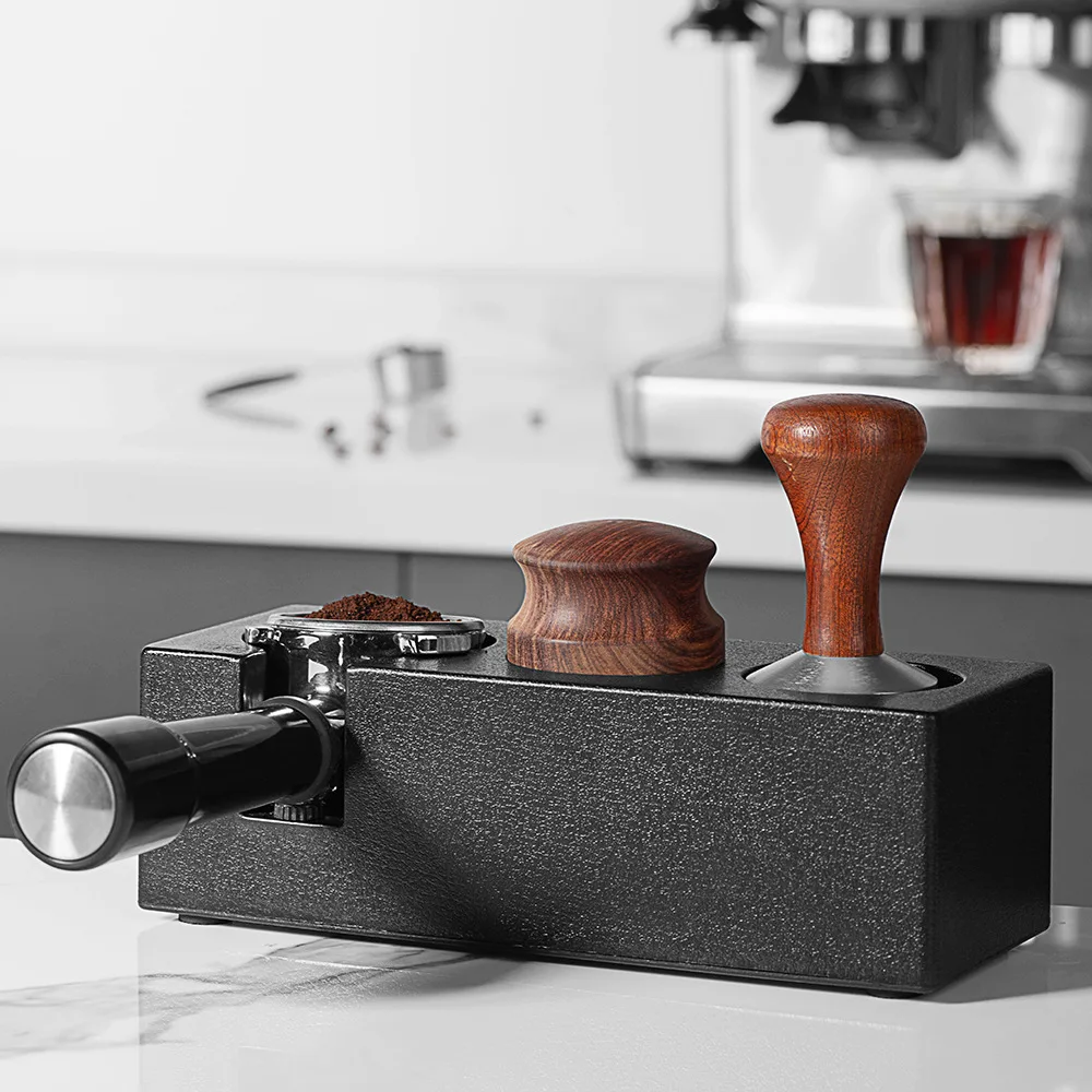 Espresso Tamper Holder, 58MM Wood Coffee Tamper Station Base, Natural –  Grind Depot