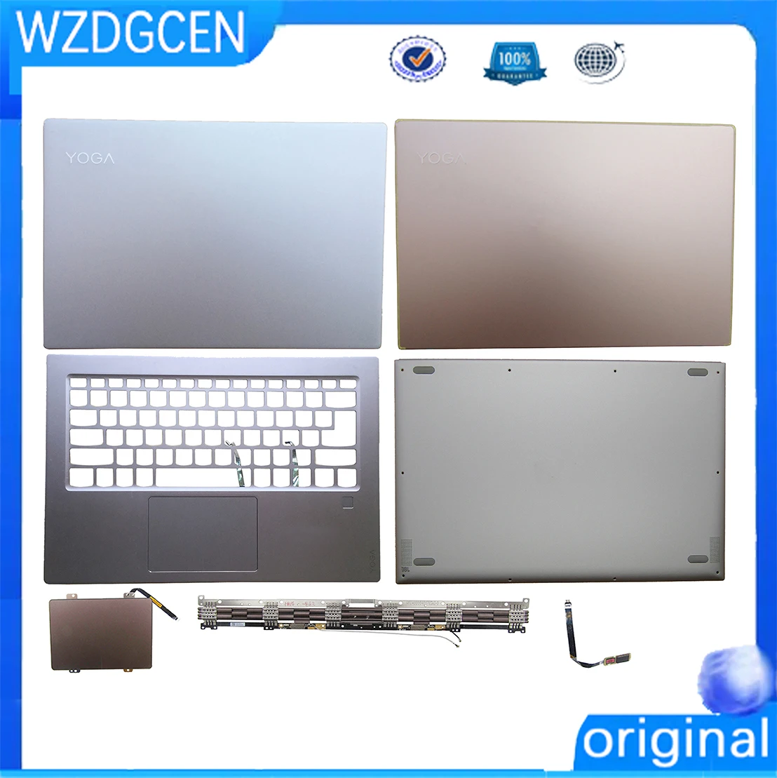 

NEW Hinges/Axis/LCD Back Lid/Palmrest Upper Cover For Lenovo YOGA 6 Pro 13IKB 920-13 920-13IKB Laptop Case fingerprint/touchpad