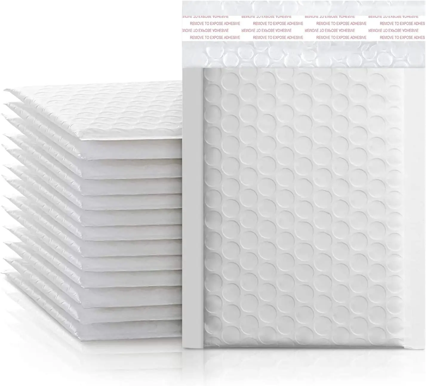 10/50Pcs White Bubble Poly Envelope Bags Self Seal Mailers Padded Shipping Gift Packages for Business 10pcs waterproof postal ship bag courier self seal envelope bags lined poly foam bubble mailers padded mailing bag