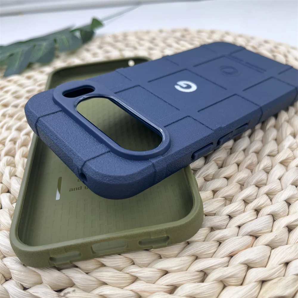 Enhanced Military-Grade Shockproof Silicone Protective Case - Matte Rubber Anti-Drop Cover