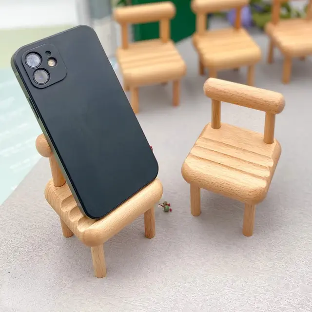 Décoration de modèle de chaise de bureau pliante miniature pouvant être  utilisée comme support de téléphone portable, décoration de chaise  mignonne, une chose, chaise pliable Mi