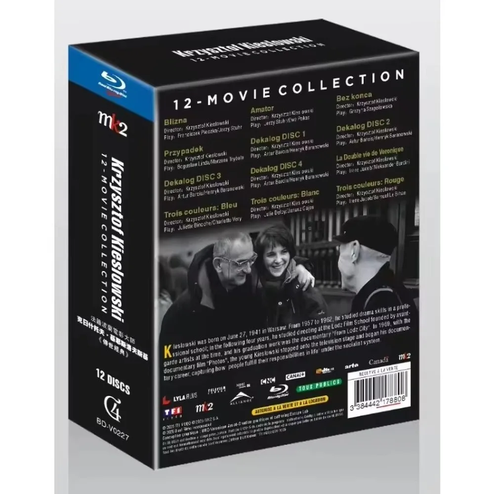 새로운 BD 블루레이 크리스토프 키슬로프스키 12디스크 세트 폴란드어(중국어 자막 포함)