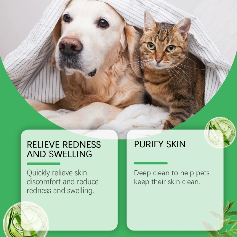Cats Skin Cream Provide Itching Relief Pet Skin Acnes&Bumps Supplies Control & Help Redness Protects and Heal Itch 25g