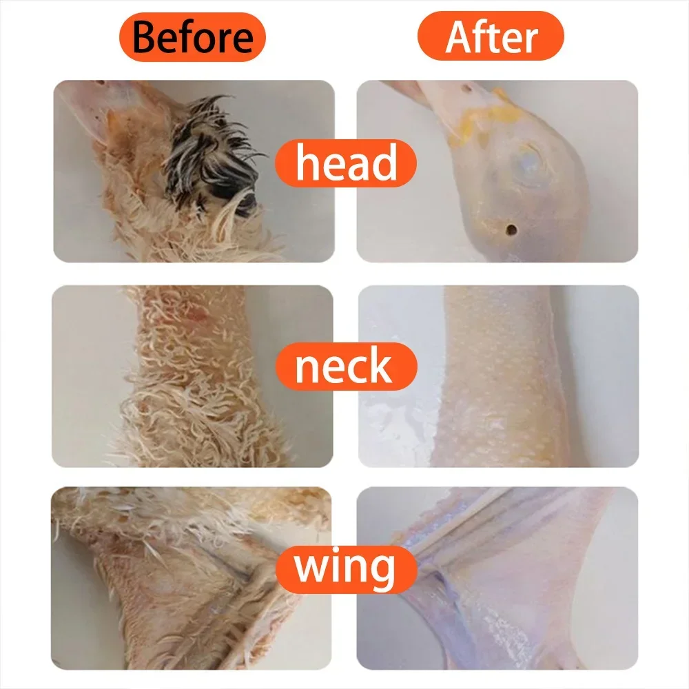 1-3Pcs Poultry Electric Feather Plucker Chicken Quick De-Feather Remover for Goose Duck Plucking Bird Turkey Farm Animal Kitchen - Image 2