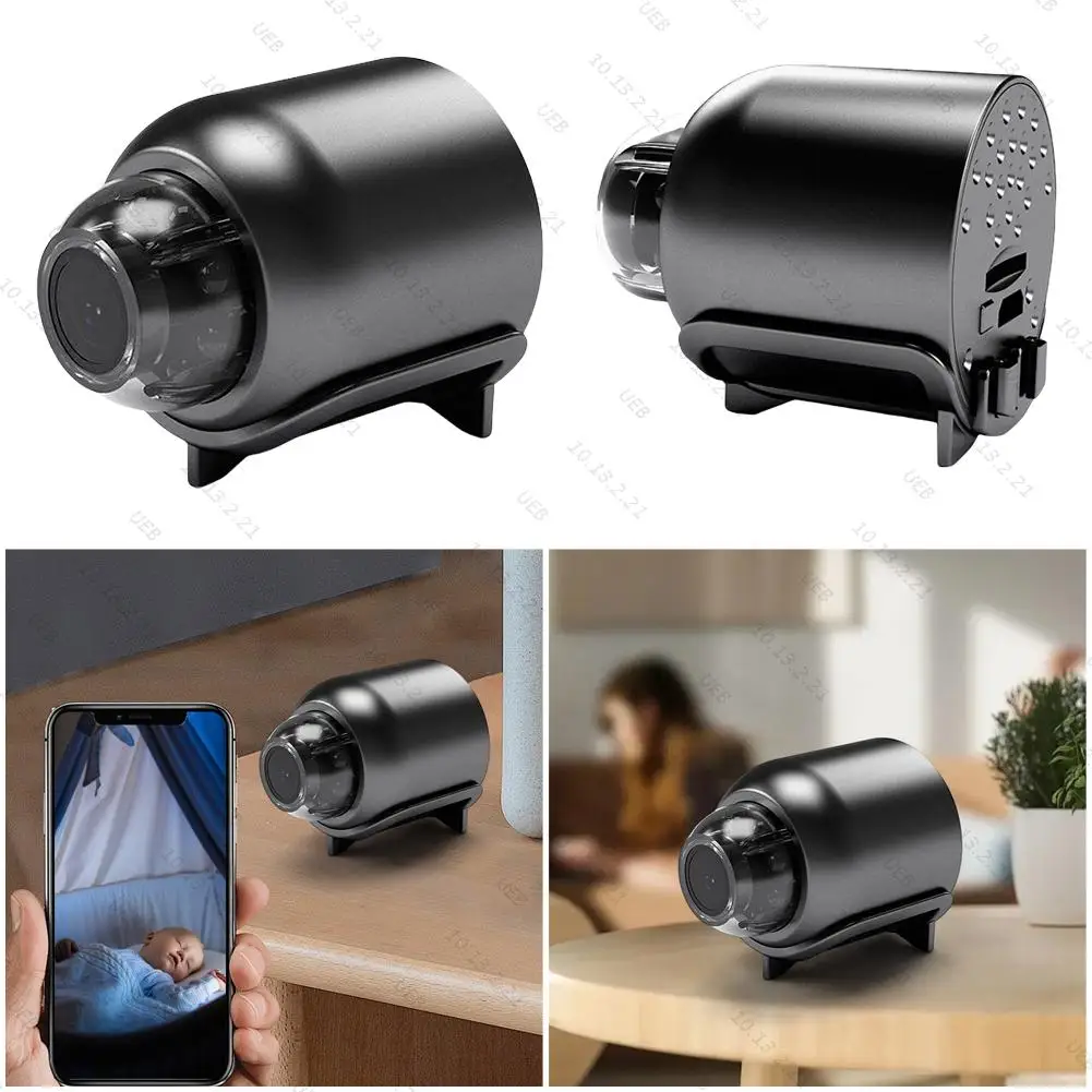 720P/1080P HD Wireless WiFi Camera Night Vision Audio Video Recorder Portable Wireless Camcorder for Home Office Shop Warehouse 2
