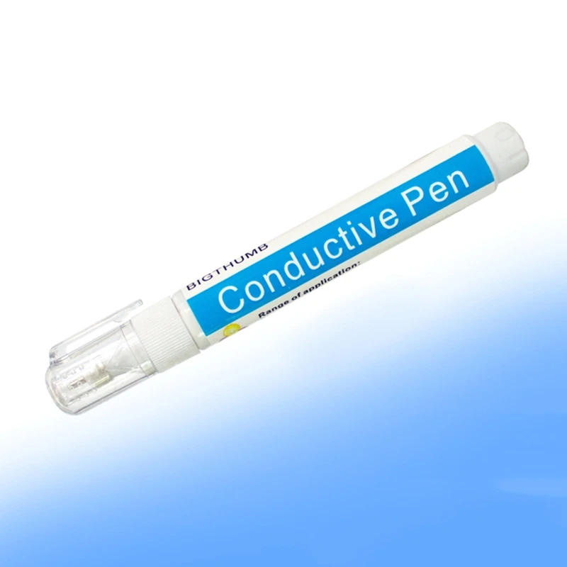 Conductive Ink Pen Super Conductivity for Physics Experiments DIY Circuit Projects Bronze Silver Color Optional conductive ink pen