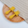2Pcs/Set BPA Free Silicone Mini Fork Spoon Baby Learning Feeding spoon set Training Utensils For Newborn 3