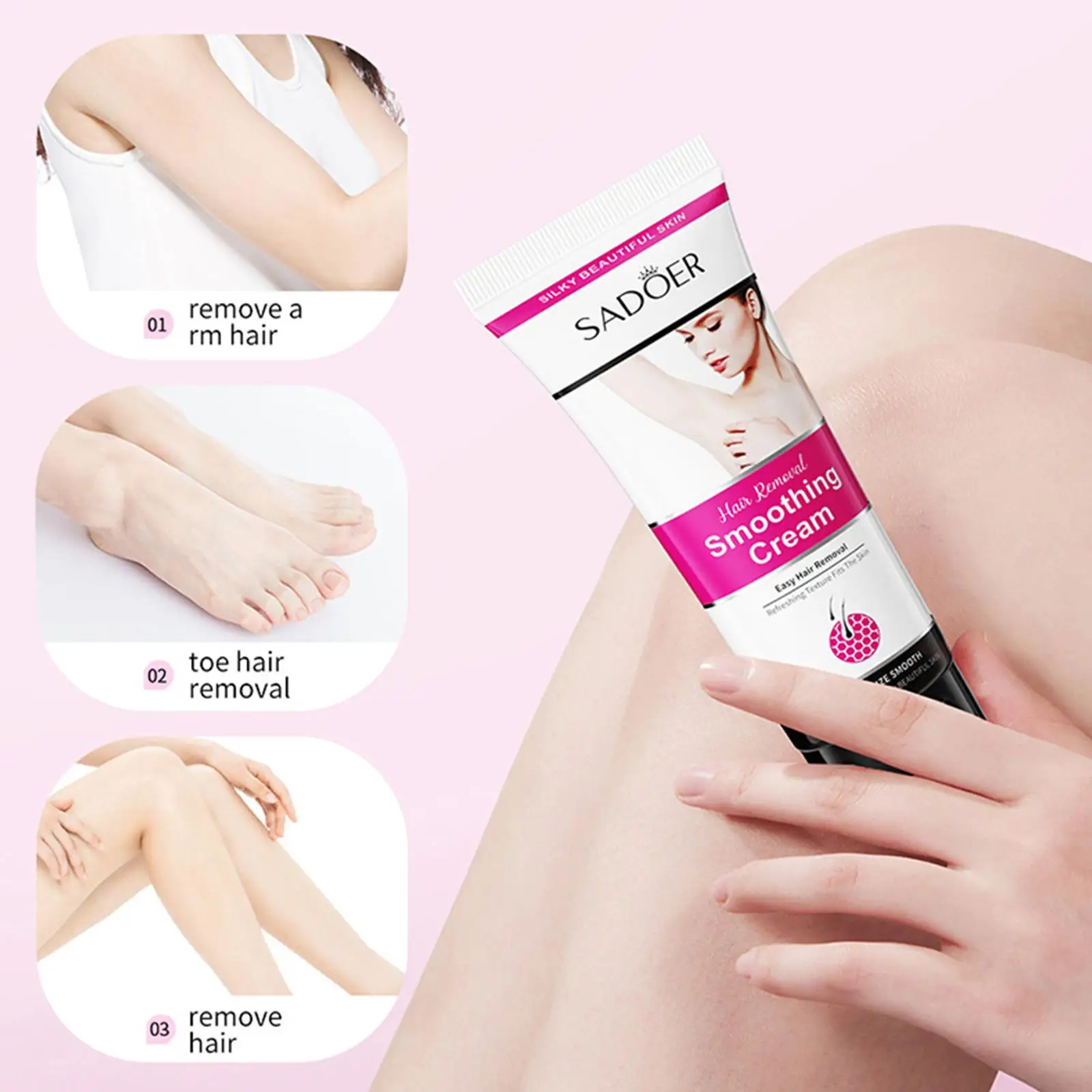 Fast Hair Removal Cream Painless Intimate Parts Legs Body Armpit Depilatory Whitening Full Body Repair Gentle Skin Care Product 4