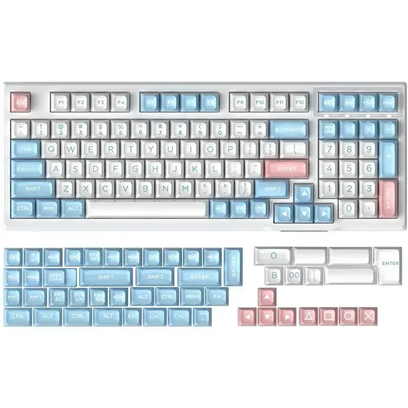 RXSTORM RX980 기계식 키보드, 3 가지 모드, USB, 2.4G, 블루투스, 무선 키보드, 핫 스왑, RGB 라이트, 98key, 사무실 게이머 키보드 선물