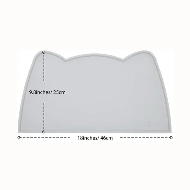 Food Grade Silicone Cats Anti-dirty Easy to Clean Cats and Dog Bowl Mats Water Proof Waterproof and Leak-proof Pad Anti-slip Pet 6
