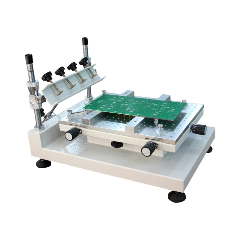 

ZB3040H Height Adjustable PCB Screen Printing Machine 250x400mm Desktop Manual High Precision Smt Solder Paste Printer