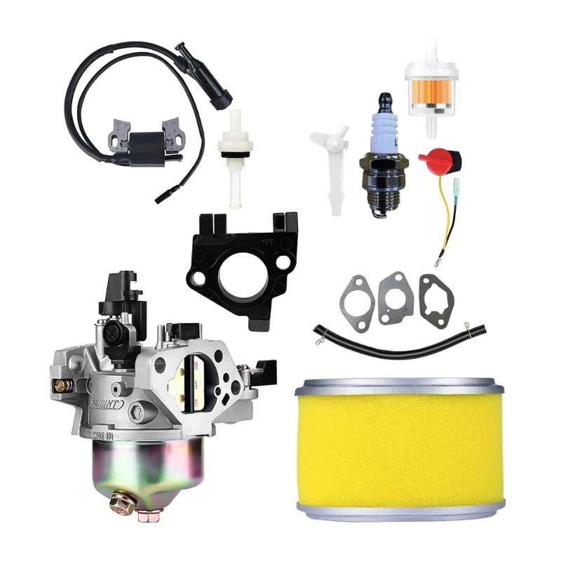 

Carburetor with Ignition Coil Air Filter for GX340 GX390 Dropship