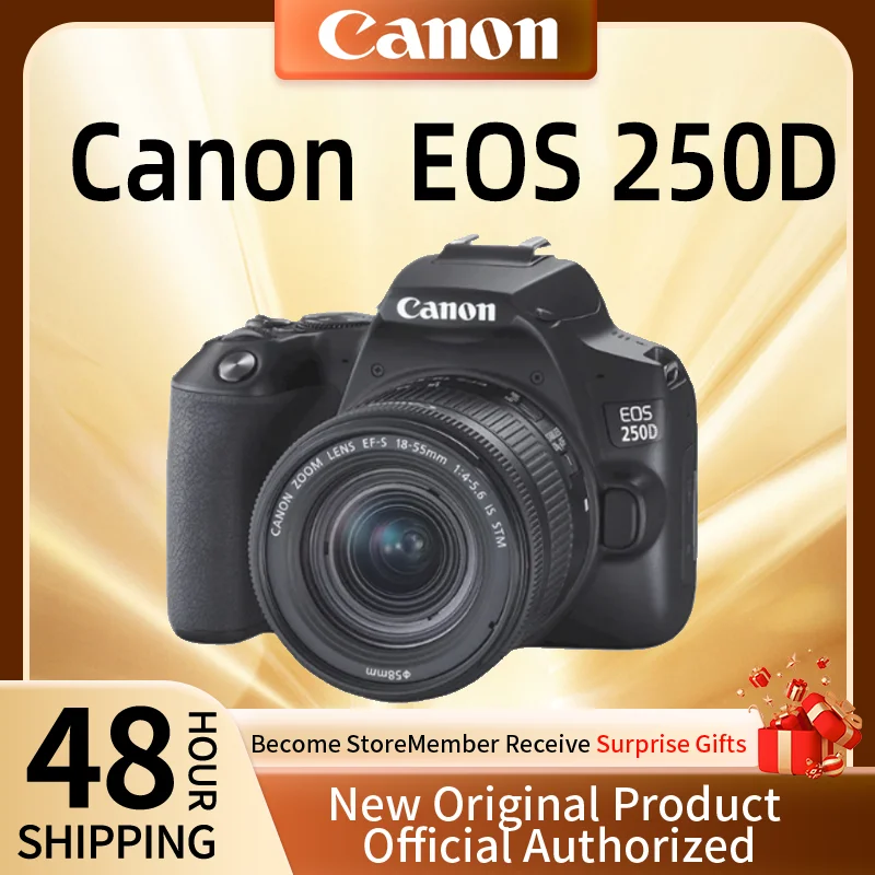 전문 DSLR 디지털 카메라, EF-S 18-55mm F3.5-5.6 III 렌즈, 캐논..