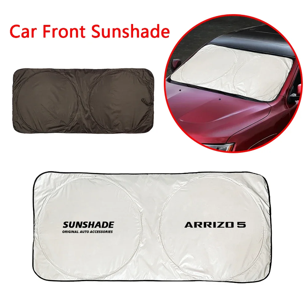 Car Sunshade Front Windshield Block Heat Sun Shade Foldable Sun Visor Protector Cover For Chery Arrizo 5 6 Pro Gx 5x EQ7 4