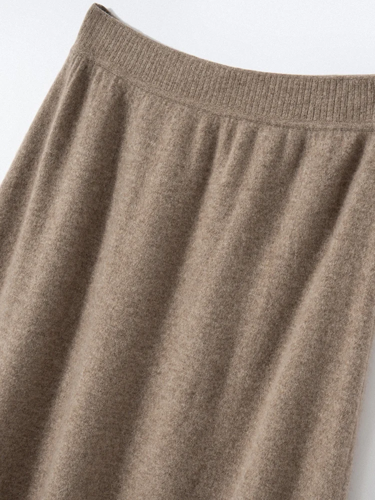 Korean Long Skirt Cashmere Detail 21