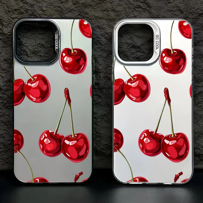 Red Cherry Shockproof Phone Case - Premium Bumper Cover