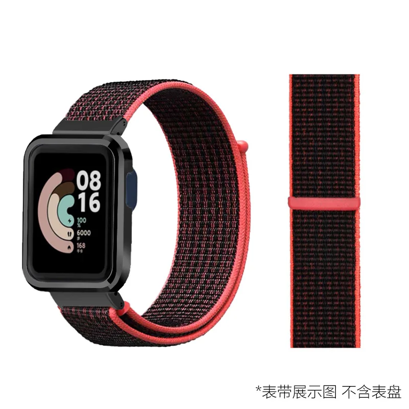 High-Quality Nylon Bracelets with Metal Protective Bumper and Correa Band