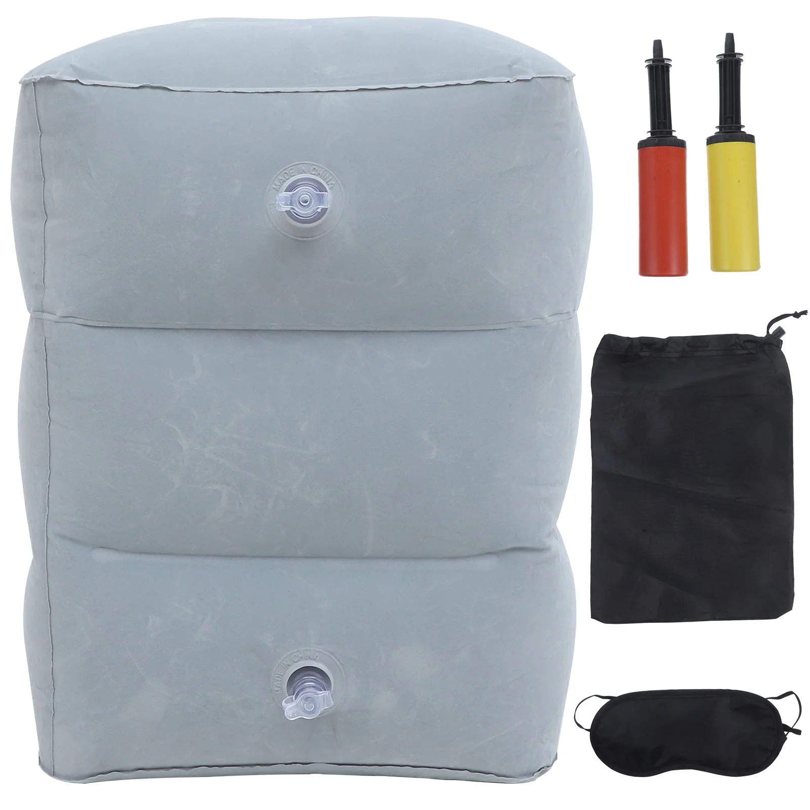 

1 Set Travel Foot Rest Airplane Travel Essentials Inflatable Car Seat Foot Rest