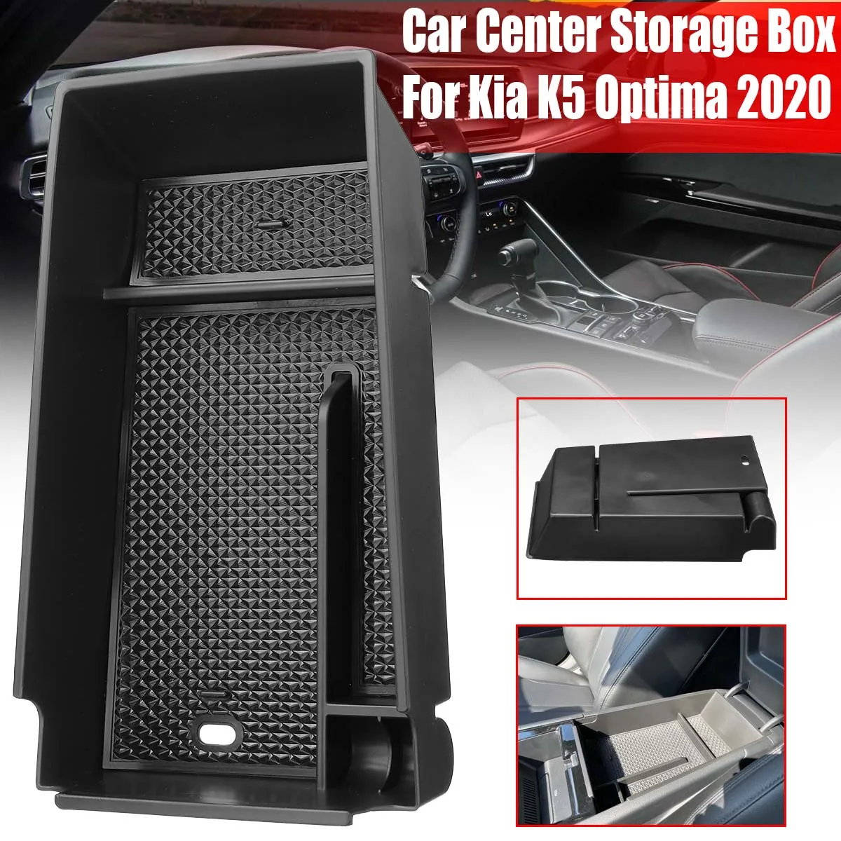Car Center Storage Box For Kia K5 Optima 2020 Accessories Stowing