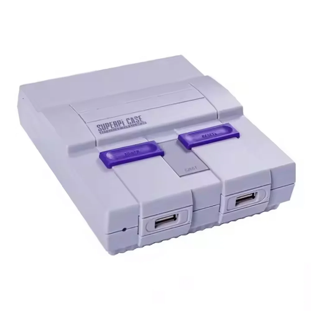 PENPOS SUPERPI CASE U SNES Case With Functional Power And Reset Button For Rasp 3 B/B+