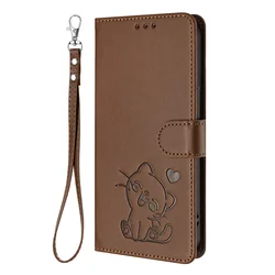 Premium Magnetic Leather Wallet Case with Stand - TCL NxtPaper 70 Pro (AA)