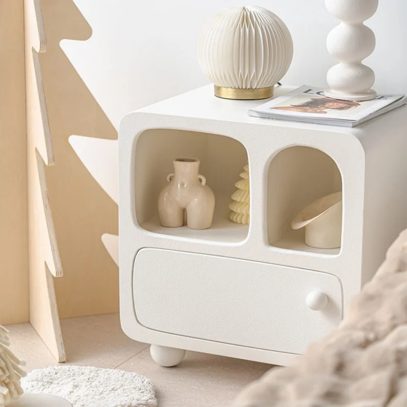 

Wooden Bedside Table Nightstands Simple White Nordic Bedside Table Nightstands Comfortable Bedroom Mesa Cute Furniture YY50BT