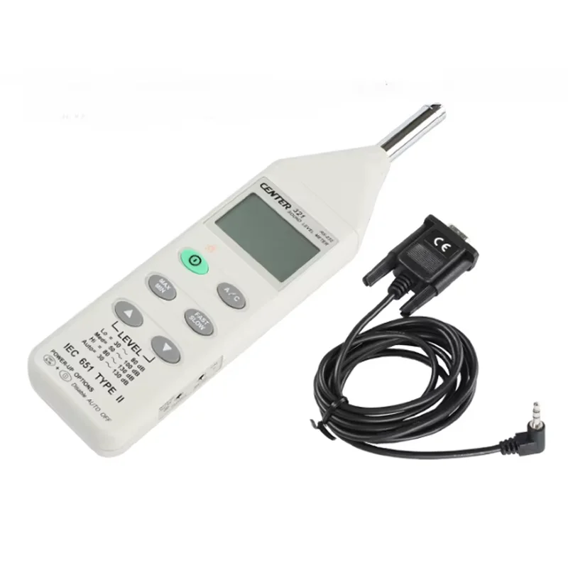 CENTER-320/321/322/329 Sound Level Meter Noise Tester with PC Interface Auto Pow