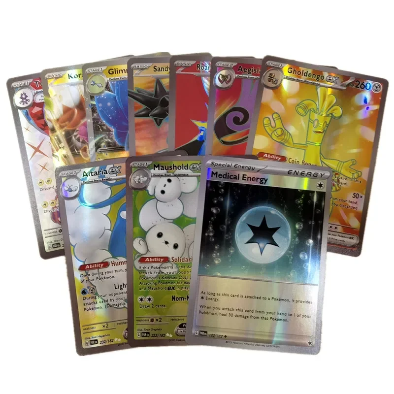 New Pokemon 100pcs EX Cards/box English Shining Energy Battle Toys Trading Card Game For Kids Boys Gift