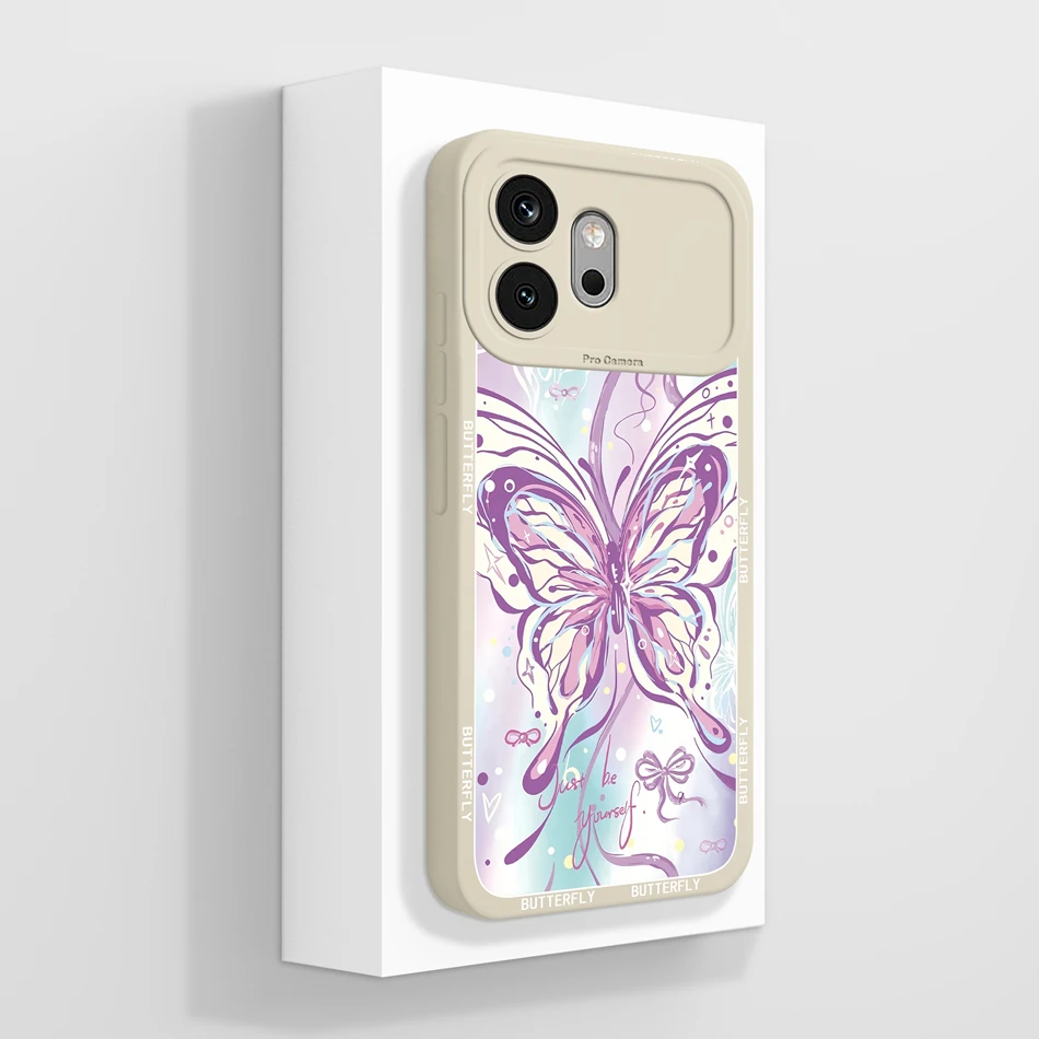 Candy Painted Soft Liquid Silicone Lightweight Phone Case with Lens Protection