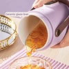 600ml Electric Kettle Stew Pot Slow Cooker Portable Cooking Pot Stewing Porridge Soup with Appointment For Home Travel 220V 5