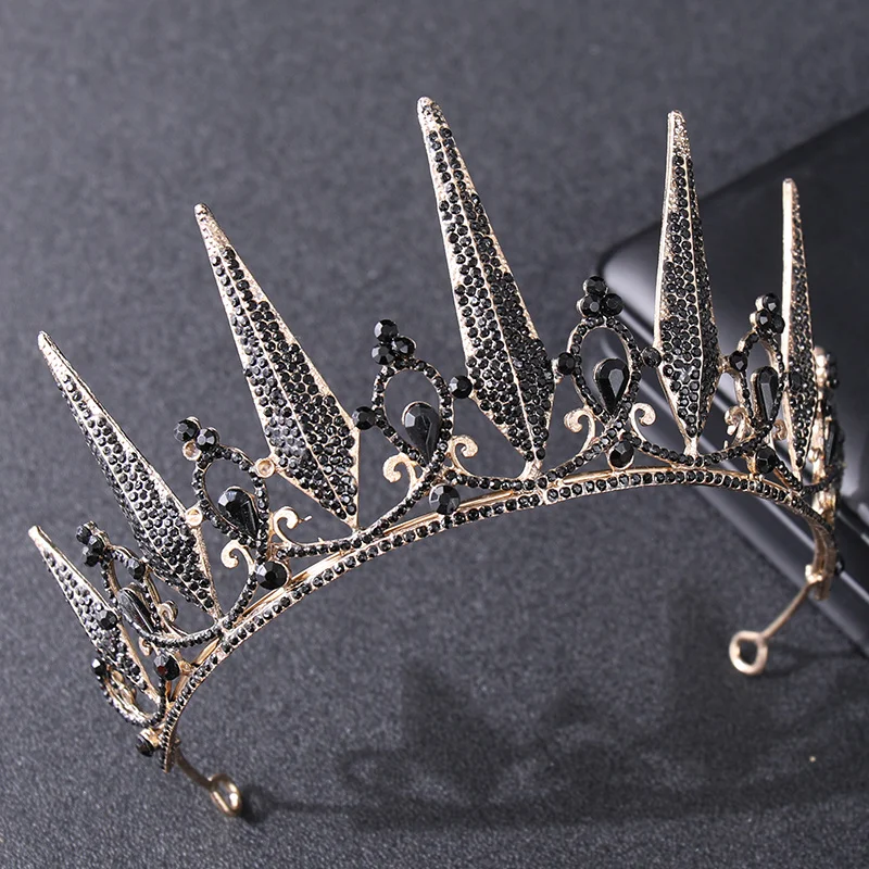 Jewelry Accessories Hair Accessory Bridal Headwear Baroque Vintage Crystal Rhinestone Princess Tiaras Crowns Diadems Women Bridal Wedding Hair Accessories