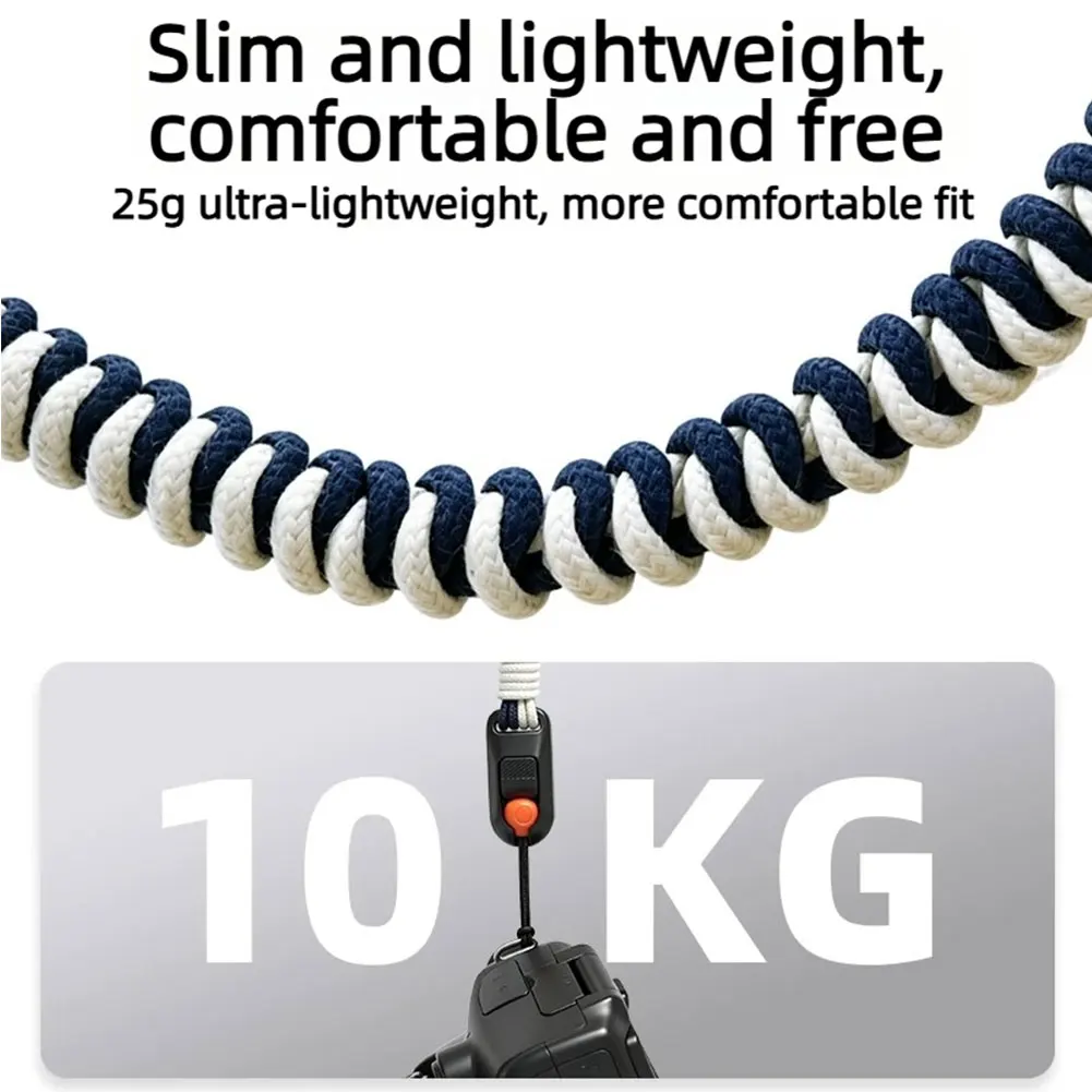 손으로 짠 카메라 손목 스트랩 퀵 릴리스 로프 벨트 ( A9, 니콘 Z7, D7500, 캐논 R50, R100 DSLR, 후지 X-T5, 펜타 악세서리용)