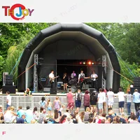 Large Outdoor Inflatable Event Tent Inflatable Stage Cover Marquee for Party, Exhibition,Promotion, Music Festival 2