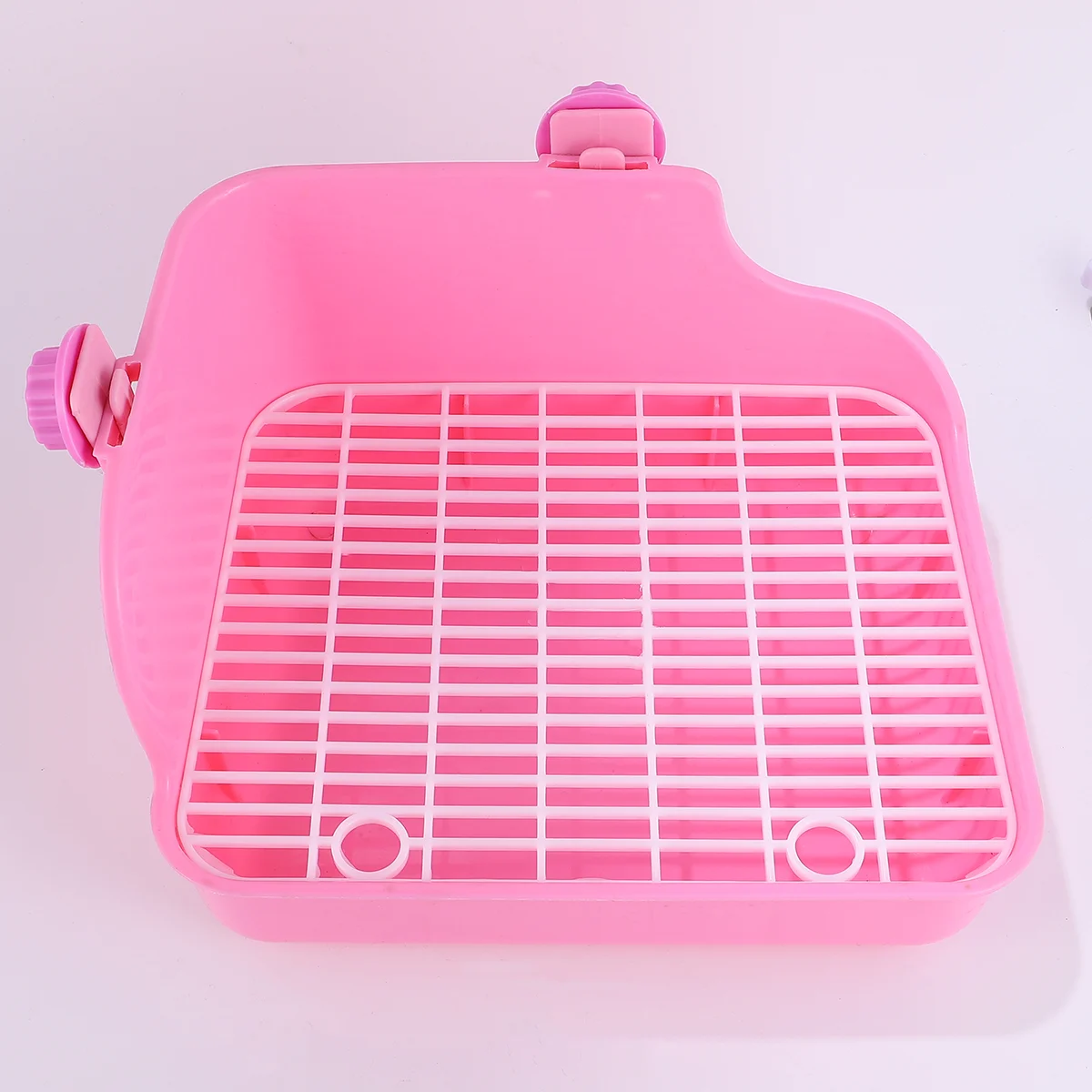 

Guinea Pig Potty Trainer Triangle Hamster Rabbit Square Toilet Bowl Cage Ferret Bunny Tray