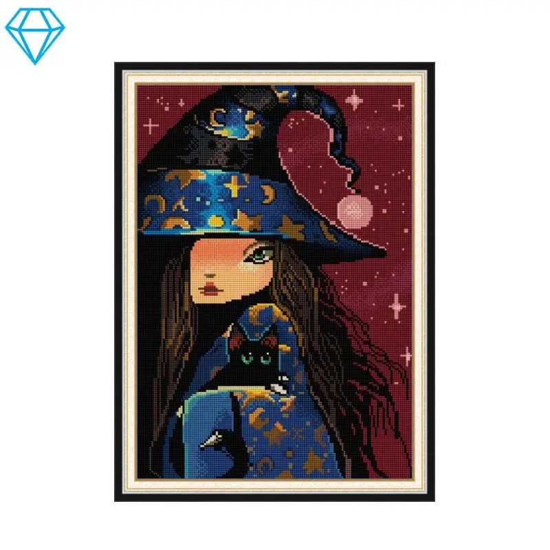 

Набор для алмазной живописи «сделай сам», картина с рисунком ночного эльфа 5D, квадратная, круглая, для домашнего декора, декоративно-прикладного искусства, для детей