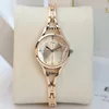 Luxury Bracelet Watch For Women Elegant Rose Gold Ladies Wrist Watches Rhinestone Simple Fashion Female Quartz relogio feminino 1