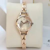 Luxury Bracelet Watch For Women Elegant Rose Gold Ladies Wrist Watches Rhinestone Simple Fashion Female Quartz relogio feminino 1
