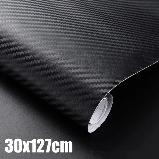 30x127cm Car 3D Carbon Fiber Roll Film Stickers: Transform Your Vehicle s Interior with Style and Protection