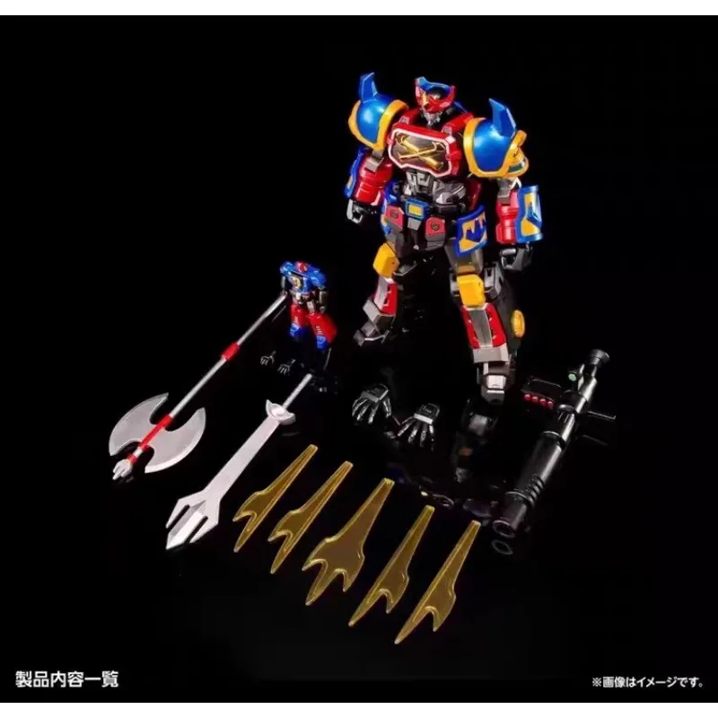 【재고 있음】 변신 장난감 오리지널 제품 WAVE Jinx Research KM-161KM161 GoShogun 18cm 높이 합금 완성형 모델 피규어