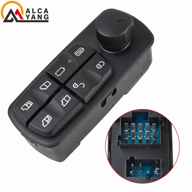 مفتاح نافذة الطاقة الكهربائية لمرسيدس بنز ، اكسسوارات السيارات ، شاحنة ، Axor ، Schown ، A0025452013 ، 0025452013